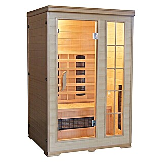 Sanotechnik Infracrvena sauna Kombi (2.100 W, 5 keramičkih grijalica, 124 x 116 x 190 cm)