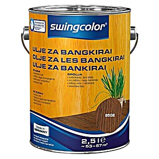 swingcolor Ulje za drvo bangkirai (2,5 l, Svilenkasti mat)