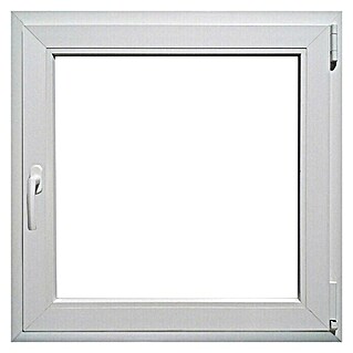PVC prozor s kvakom (Š x V: 100 x 100 cm, DIN desno, Bijele boje)