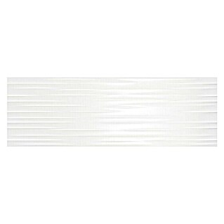 Zidna pločica Unik Frost (30 x 90 cm, Bijele boje, Sjaj)