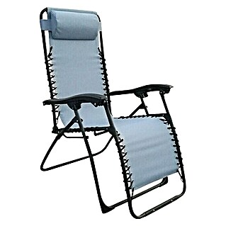 Sklopiva stolica (Širina: 59 cm, Tekstil, Svijetloplave boje)