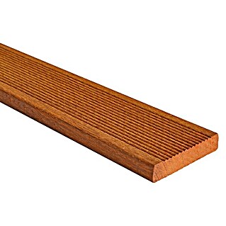 Drvena daska za terasu Spanish Iroko (215 x 9 x 2 cm, Smeđe boje)