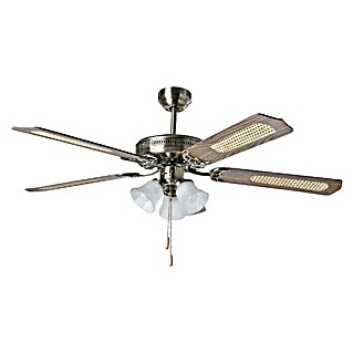 Ferotehna Stropni ventilator Country Wood D1240 (132 cm, Smeđe boje, 60 W)