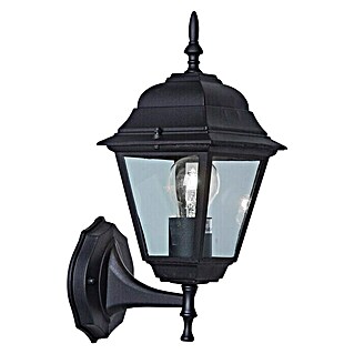 Ferotehna Vanjska zidna svjetiljka Lanterna (60 W, 200 x 150 x 200 mm, Crne boje, IP44)