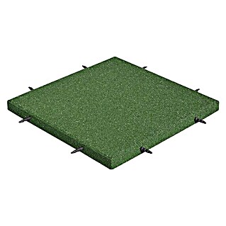 Podloga za zaštitu od pada (Zelene boje, D x Š x V: 50 x 50 x 4 cm)