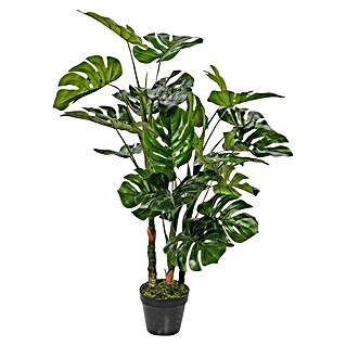Kunstpflanze Monstera (Höhe: 100 cm, Grün, Kunststoff)