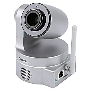 Olympia IP-Außenkamera IC 1285 Z (Silber, Netzbetrieben, 1280 x 720 Pixel)