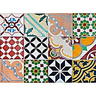 Dekorativna naljepnica Colorful Tiles (65 x 47 cm)