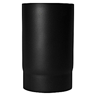 Dimovodna cijev (Ø x D: 120 x 250 mm, Čelični lim, Crne boje)