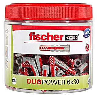 Fischer Komplet tipli Duopower 6x30 NV (Promjer tiple: 6 mm, Duljina tiple: 30 mm, 200 Kom.)