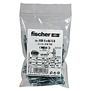 Fischer Metalna tipla za šupljine (Ø x D: 8 x 46 mm, 20 kom)