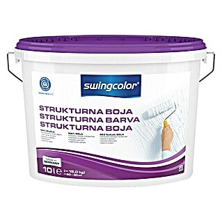 swingcolor Strukturna boja (Bijele boje, Mat, 10 l, 20 - 30 m²)