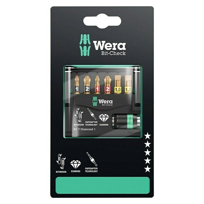Wera Premium Plus Komplet bit nastavaka BiTorsion 8700/6 BDC 