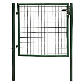 Vrata za ogradu (100 x 150 cm, Zelene boje, Metal)