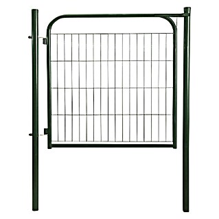 Vrata za ogradu (100 x 120 cm, Zelene boje, Metal)