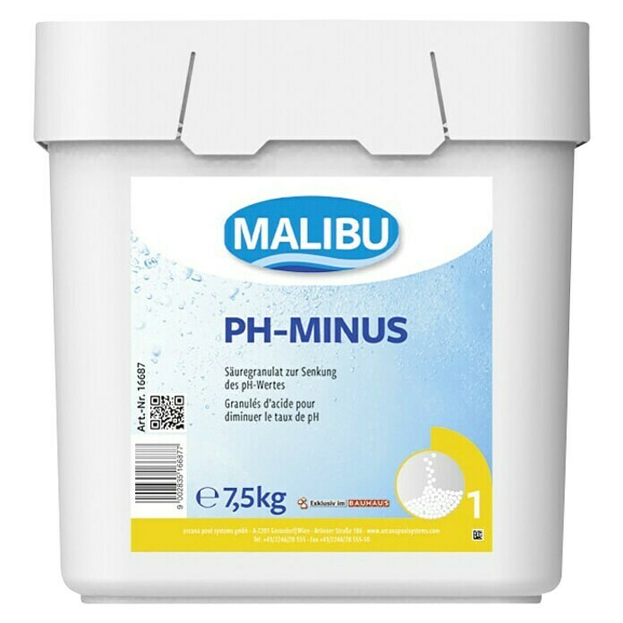 Malibu pH minus granulat 