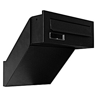 Prolazni poštanski sandučić Wall (450 x 375 x 110 mm, Čelik, Crne boje)