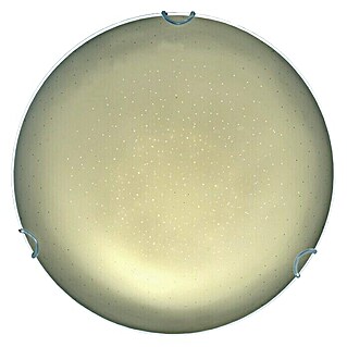 Ferotehna LED stropna svjetiljka Glass Diamond Sky (12 W, D x Š x V: 250 x 250 x 70 mm, Bijelo-zlatne boje, Hladna bijela)