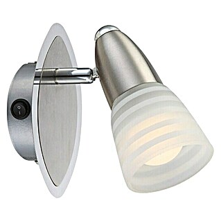 Globo Caleb Zidna LED svjetiljka (4 W, Krom, Opal, Topla bijela)