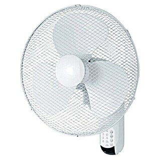 Proklima Zidni ventilator (Bijele boje, 50 W, Broj brzina ventiliranja: 3 Kom., Promjer: 40 cm)