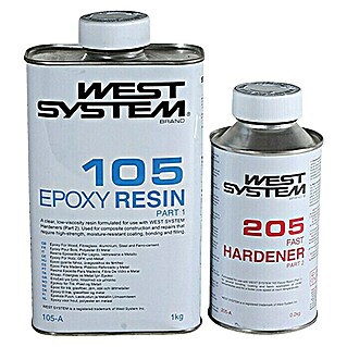West System Set Epoxy smole (S učvršćivačem 205, 1,2 kg)