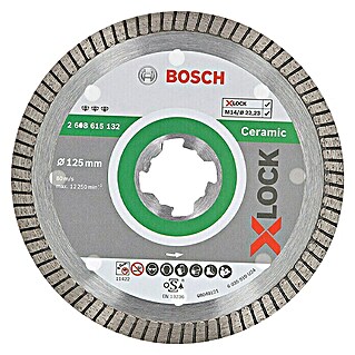 Bosch Professional X-Lock Dijamantna rezna ploča Best for Ceramic (125 mm, Prikladno za: Keramika)