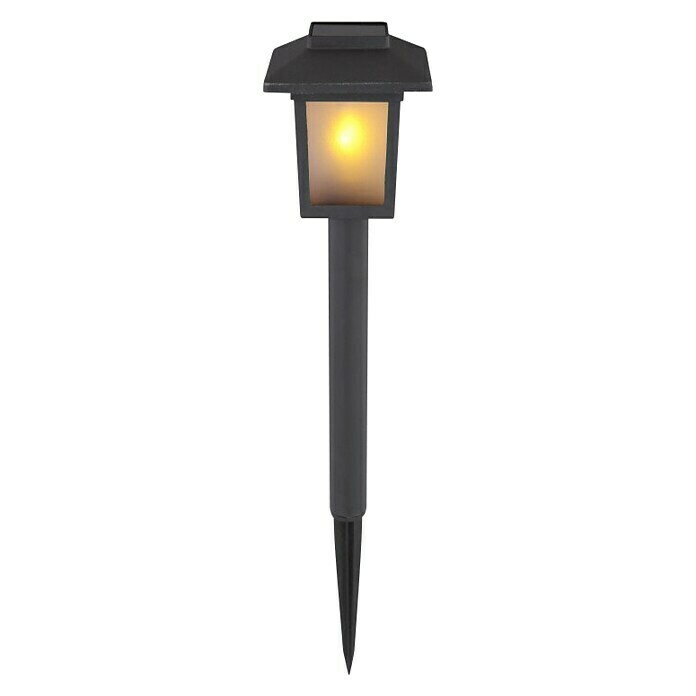 Globo Solarna ukrasna LED svjetiljka (Crna, D x Š x V: 8 x 8 x 37 cm, 3 kom)