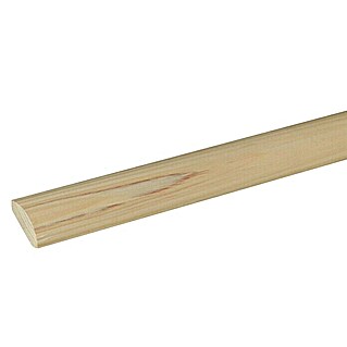 Drvena lajsna (2,4 m x 2,7 cm x 2,7 cm, Neobrađeno, Smreka-bor)