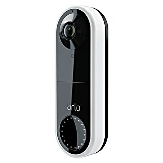 Arlo Türklingel mit Kamera Video Doorbell (Netzbetrieben, Schwarz/Grau, 2,5 x 4,5 x 13 cm)