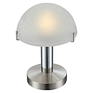 Globo Stolna LED svjetiljka (3 W, Mat nikal, Bijela boja, Alabaster, Topla bijela)