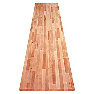 Exclusivholz Radna ploča od masivnog drva (Bukva, 260 x 63,5 x 1,8 cm)