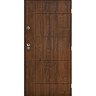Metalna ulazna vrata Swing (D x Š x V: 55 x 900 x 2.000 mm, DIN desno, Smeđe boje)