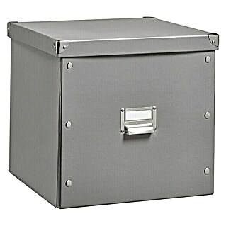 Zeller Present Kutija za pohranjivanje (D x Š x V: 33,5 x 33 x 32 cm, Ljepenka, Sive boje)