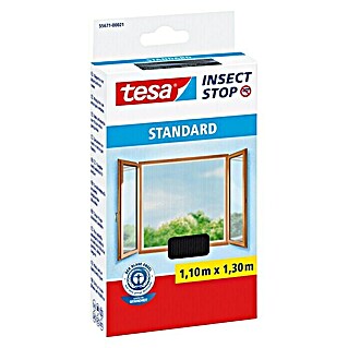 Tesa Insect Stop Zaštitna mreža protiv insekata Standard (D x Š: 130 x 110 cm, Crne boje)