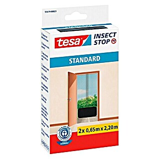 Tesa Insect Stop Mrežica za zaštitu od insekata Standard (D x Š: 220 x 65 cm, Crne boje)