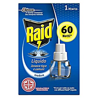 Raid Paket za dodatno punjenje sprave za odbijanje komaraca 60 noći (1 kom)