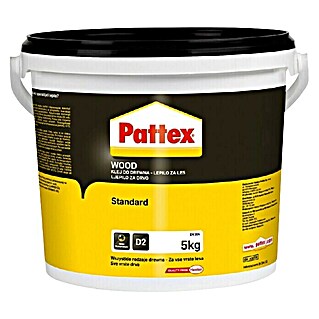 Pattex Ljepilo za drvo Wood Standard (5 kg, Kanta)