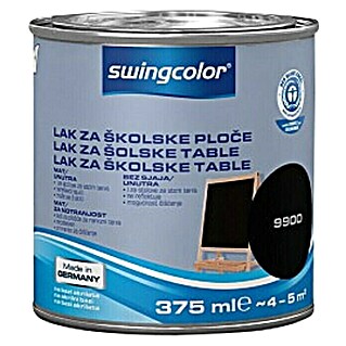 swingcolor Lak za školske ploče (Crne boje, 375 ml, Mat)