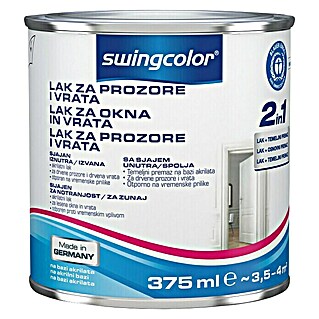 swingcolor Lak za prozore i vrata (375 ml, Bijele boje)