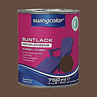 swingcolor Lak u boji (Boja: Lješnjak tamnosmeđe boje, 750 ml)