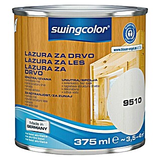 swingcolor Lazura za drvo (Bijele boje, 375 ml)