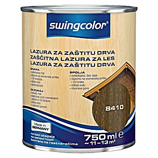 swingcolor Lazura za zaštitu drva (Orah, 750 ml, Svilenkasti mat, Na bazi otapala)