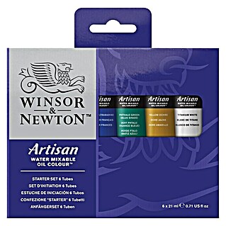 Winsor & Newton Artisan Ölfarben-Set Starter Set (6 Stk. x 21 ml, Tube)