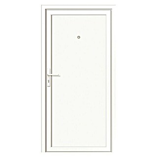 RORO Ulazna vrata BAZ 1100 (100 x 210 cm, Smjer otvaranja: Lijevo, Bijele boje)