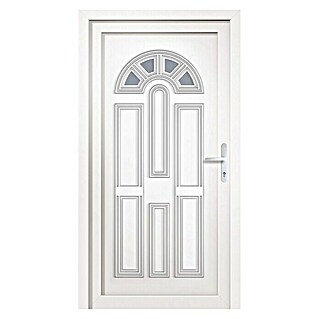 RORO PVC ulazna vrata BAZ 1700 (D x Š x V: 70 x 1.000 x 2.100 mm, DIN desno, Bijele boje)