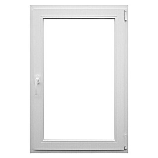 PVC prozor s kvakom (Š x V: 80 x 120 cm, DIN desno, Bijele boje)