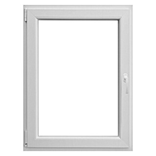 PVC prozor s kvakom (Š x V: 60 x 80 cm, DIN lijevo, Bijele boje)