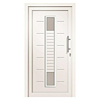 RORO PVC ulazna vrata Baden (D x Š x V: 70 x 1.000 x 2.100 mm, DIN desno, Bijele boje)