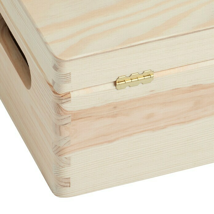 Zeller Present Caja de madera (30 x 20 x 14 cm, Pino)