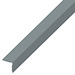Winkelprofil (L x B x H: 1 000 x 25 x 25 mm, Stärke: 1 mm, PVC, Grau)